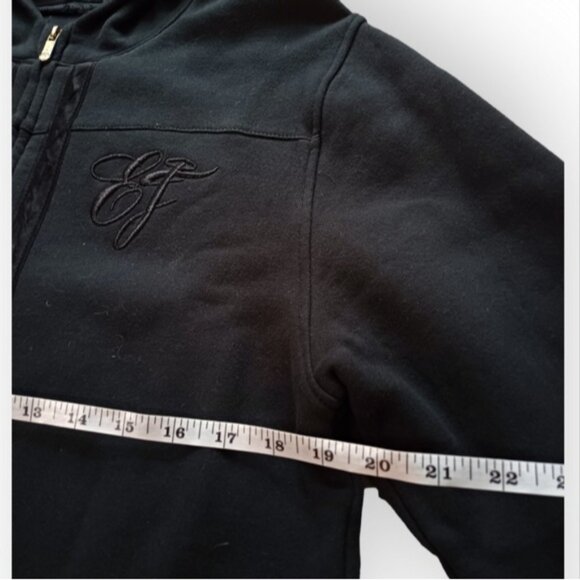 Elvis & Jesus black full zip thick hoodie direction - Picture 6 of 7